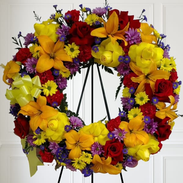 Bright colors Wreath