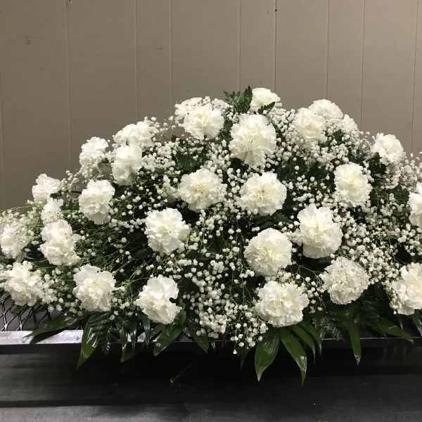 Carnation Casket Spray