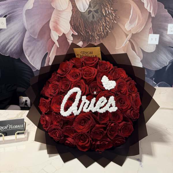 Aries Zodiac Bouquet