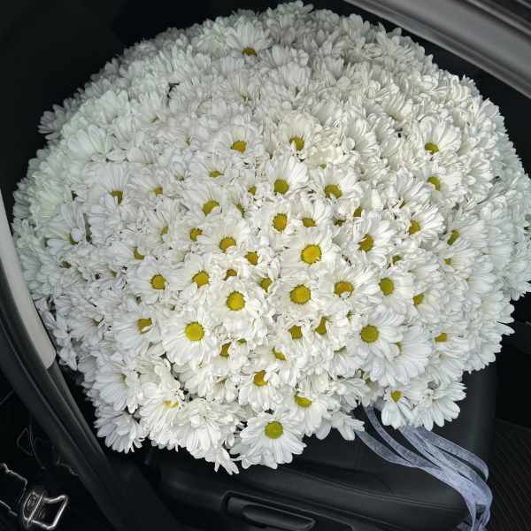 The Grandeur of 148 Blooms: A Bouquet of Chrysanthemums