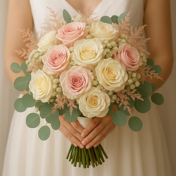 Whispered Vow Bridal Bouquet by Latin Lady Flowers