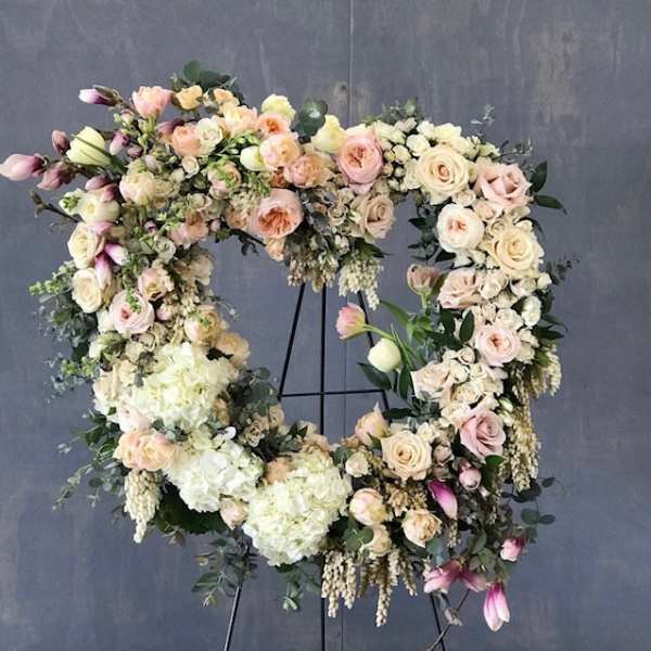Heart Shaped Sympathy Wreath
