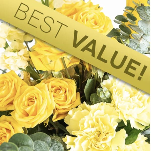 Florist Designed Yellow Mother's Day Bouquet