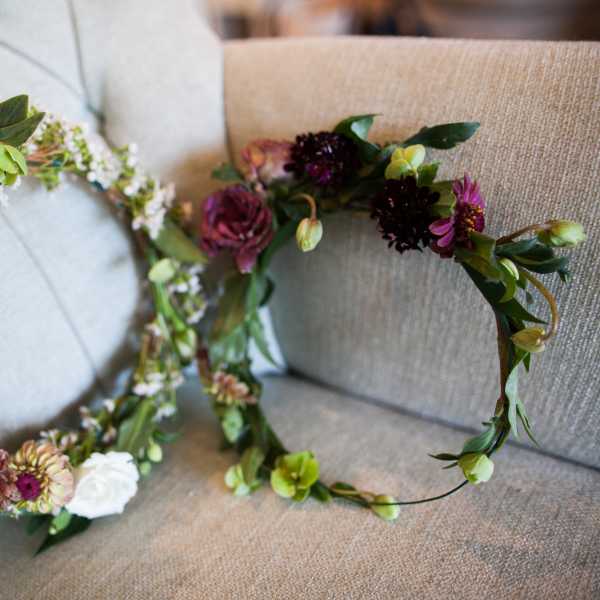 Custom Floral Head Wreath