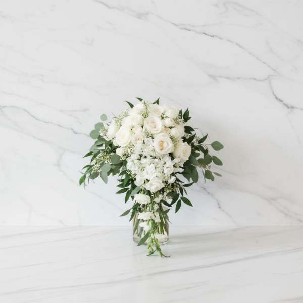Elegant White Garden Bouquet