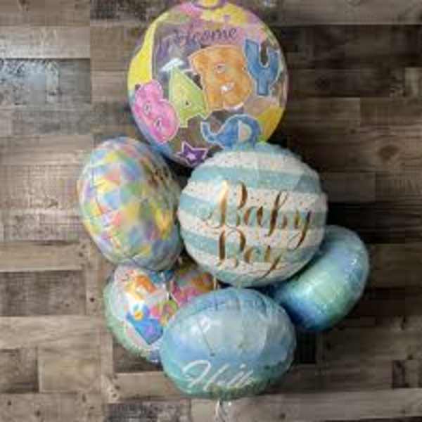 Baby Boy Balloon Bouquet