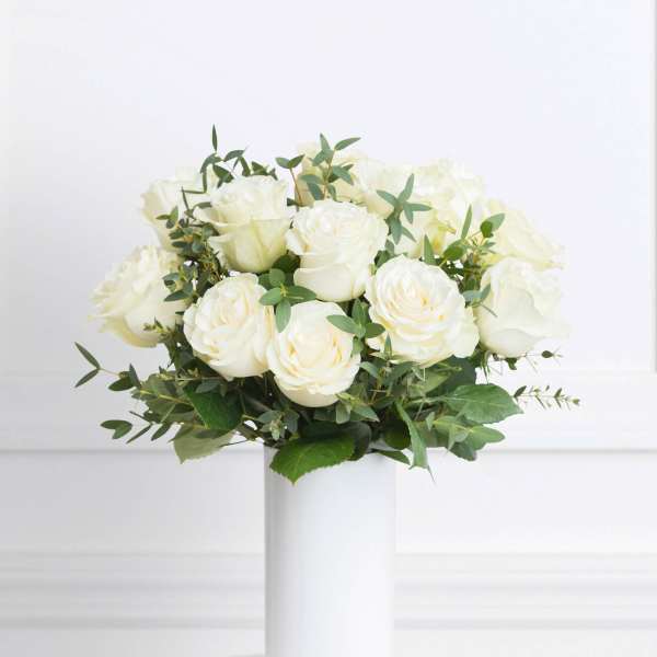Josephine - White Roses Bouquet