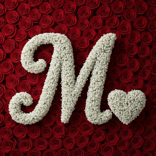 Baby's Breath Letter - M