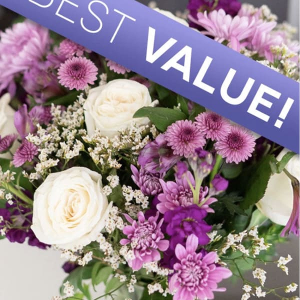Florist Designed Purple Mother's Day Bouquet