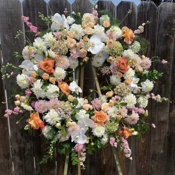 Dahlias of Grace Wreath