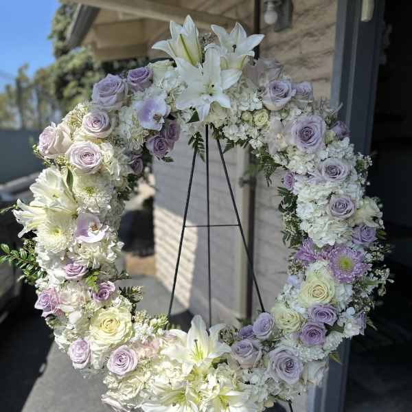 Pacific View Lavender Serenity Wreath