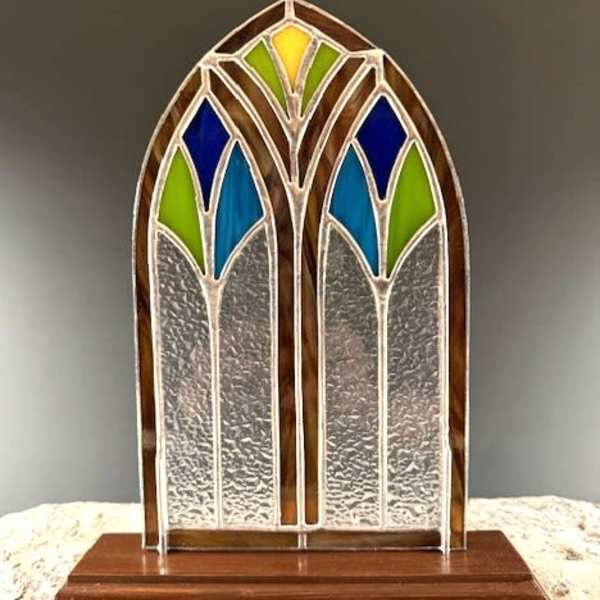 #A078 - Gothic Window Standing Sculpture