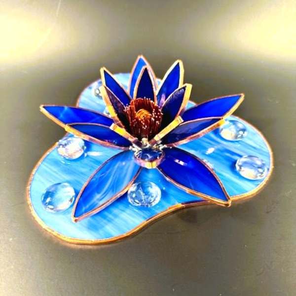 #A056 - Cobalt Blue Water Lily