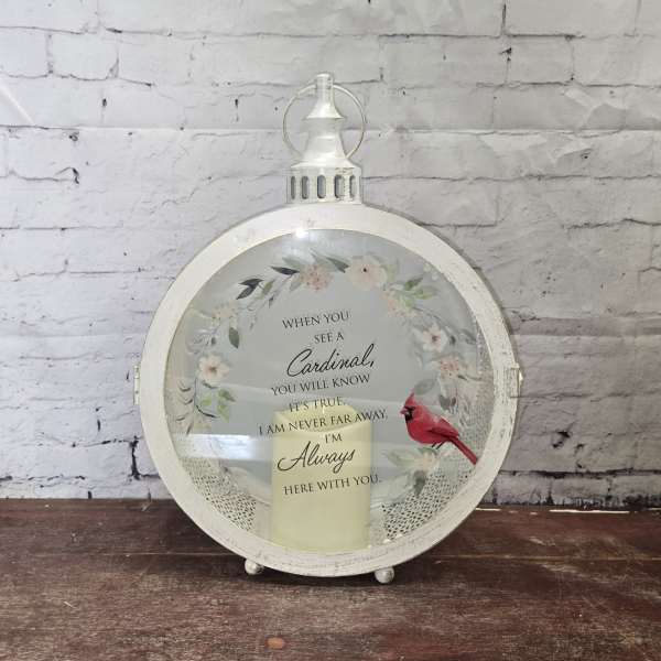 When you see a Cardinal Lantern