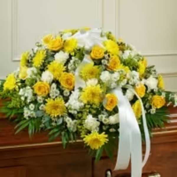 Shine Bright Casket Cover