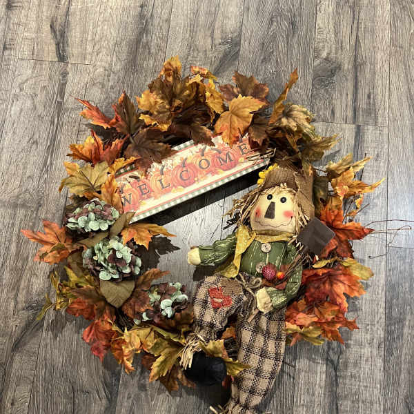 Scarecrow Fall Wreath