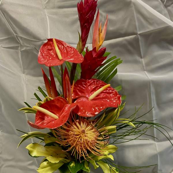 TROPICAL BUNCH VASE