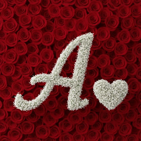 Baby's Breath Letter - A