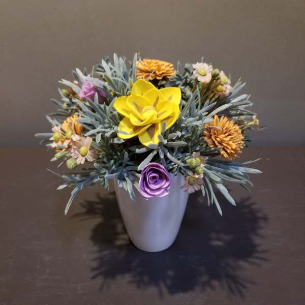 Sola Wooden Flower Centerpiece - Mini Garden