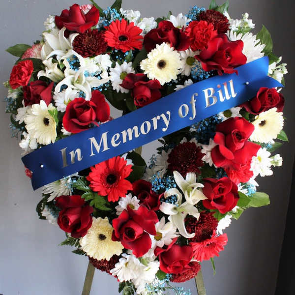 Funeral Heart Wreath 18" Heavens Heart #54