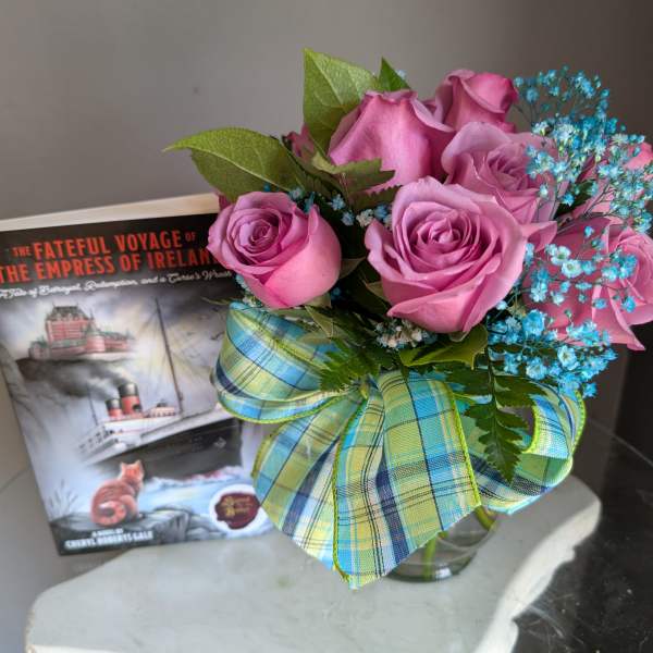 Book club - Book and rose special.