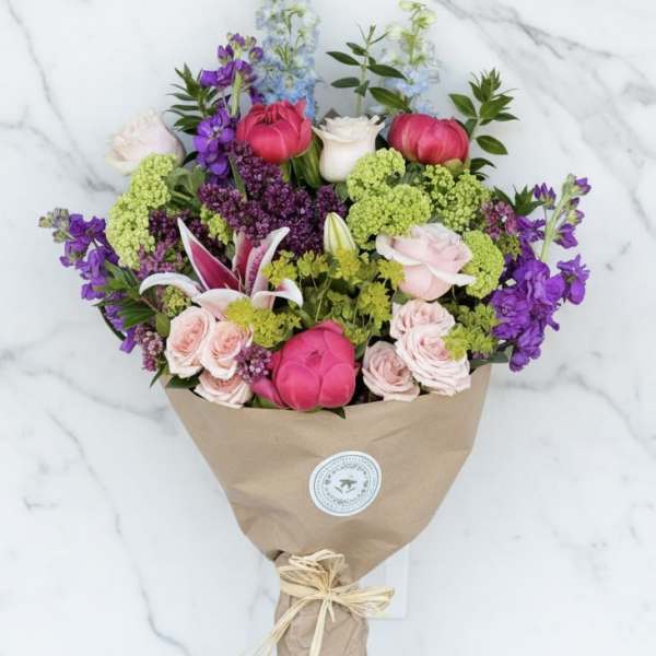 Spring Favorites Wrapped Bouquet