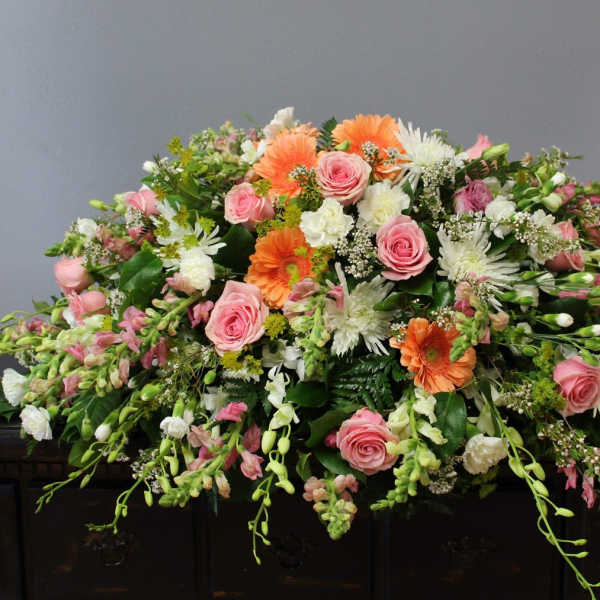 FUNERAL CASKET SPRAY - Warmest Memories 82