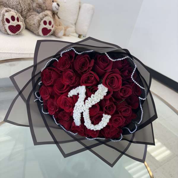 Red Rose Letter Bouquet