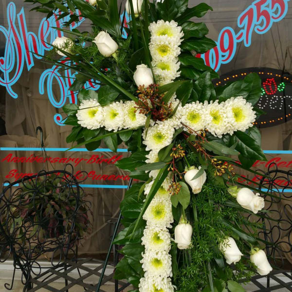 Peaceful Cross Easel