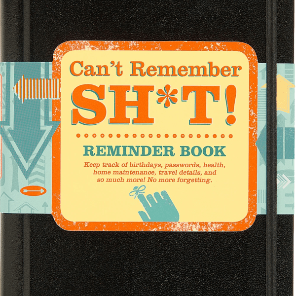Can't Remember Sh*t! Reminder Book