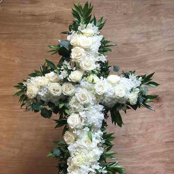 White and Green Cross