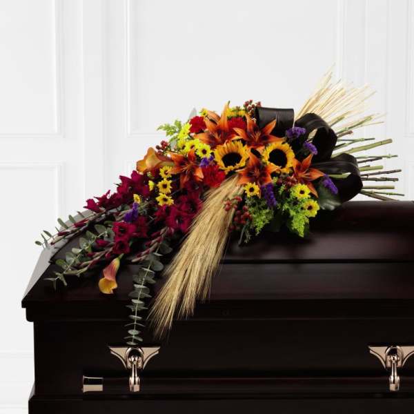 FTD Glorious Garden Casket Spray