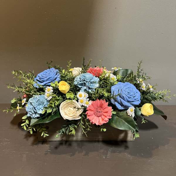 Sola Wooden Flower Centerpiece - Heavenly Hydrangea