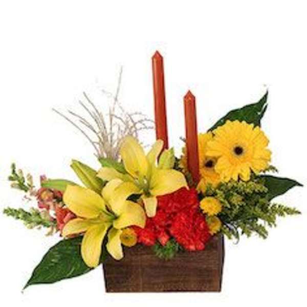Vibrant & Glowing Centerpiece perfect for family reunion $65.00, $75.00, $90.00 Shown at $75.00