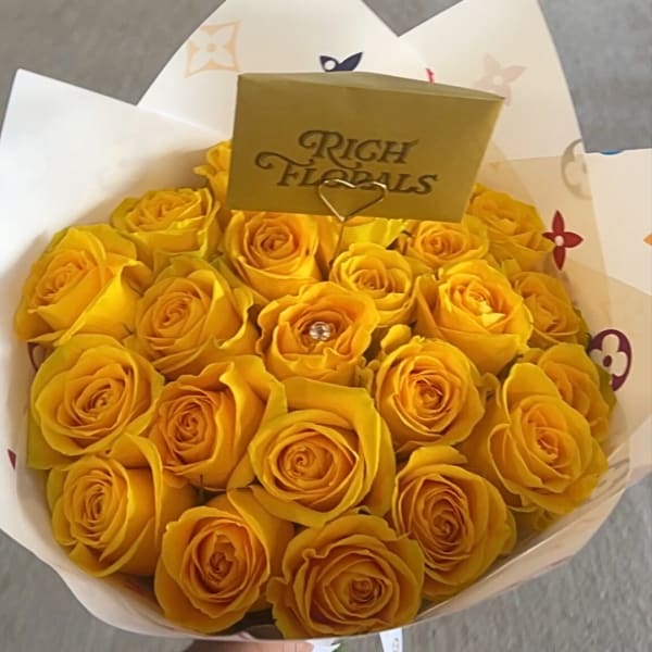 Yellow LV Bouquet