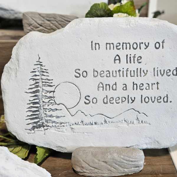 Sympathy Stone- In Memory of a Life