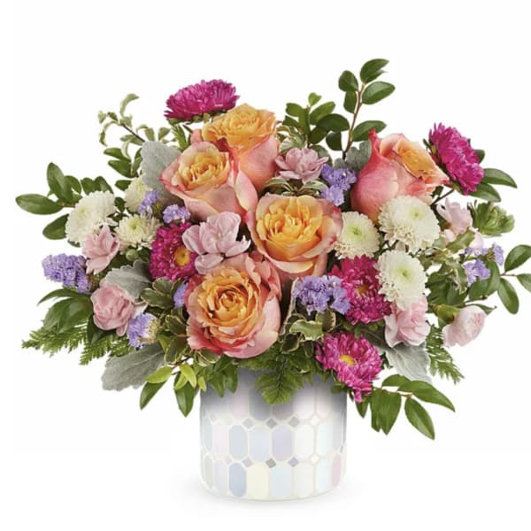 Blooming Iridescent Arrangement