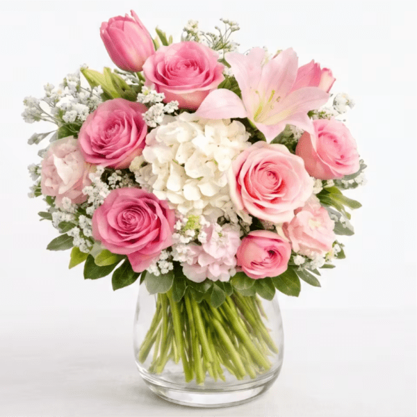 Mother’s Day Pink Elegance Bouquet – Same Day Flower Delivery Houston