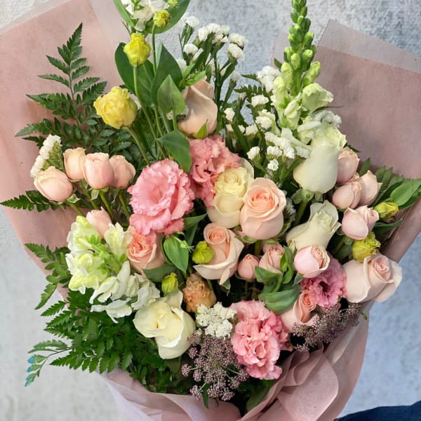 Pastel flower bouquet