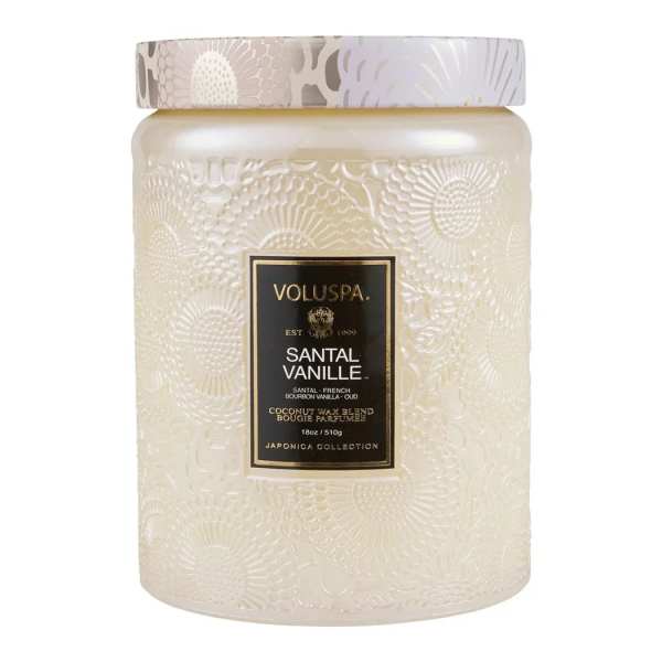 Voluspa Large Jar Candle - Santal Vanille