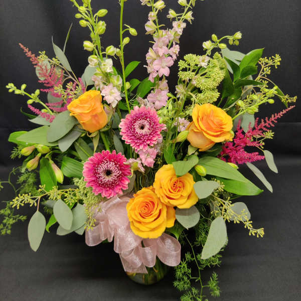 Medium rose mix springy bouquet