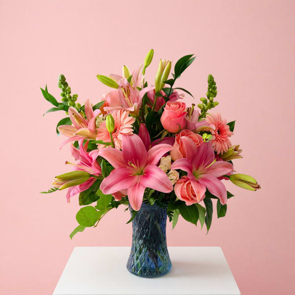 Blushing Lily Embrace for Mom