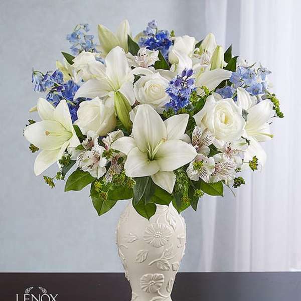 Loving Blooms in blue Lenox