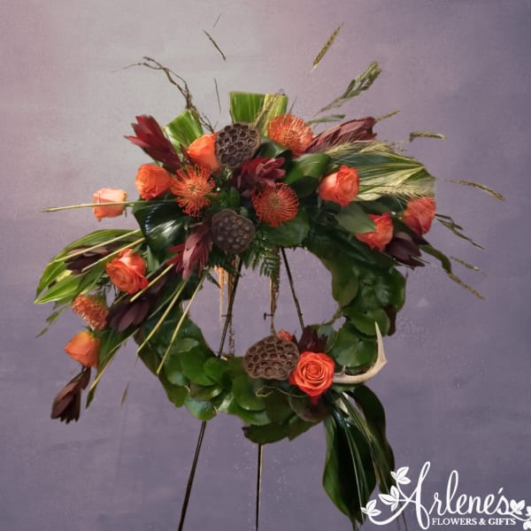 A Wildlife Farewell Wreath