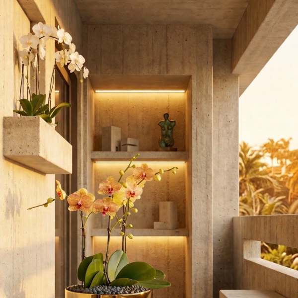 Peach Phalaenopsis Orchid – Executive Gift