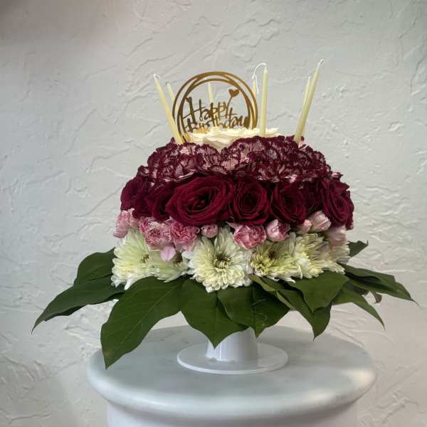 Blooming Birthday Cake
