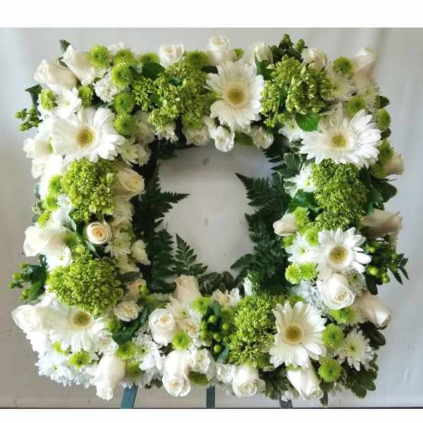 Green Floral Picture Frame