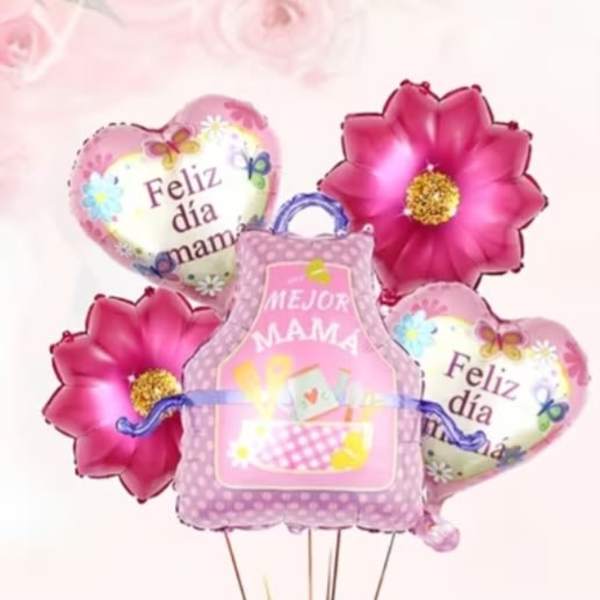 Mejor Mama Mandil Balloon Bouquet