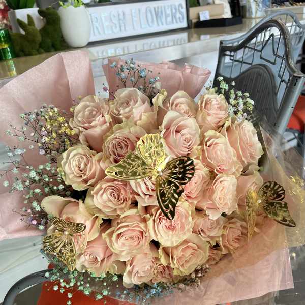 Pink Buchoen Bouquet