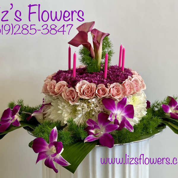 Exotic Birthday Cake